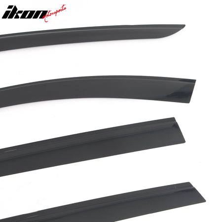 Fits 25-26 Mazda CX-70 & 24-26 CX-90 Low Profile Style Tape-on Window Visors