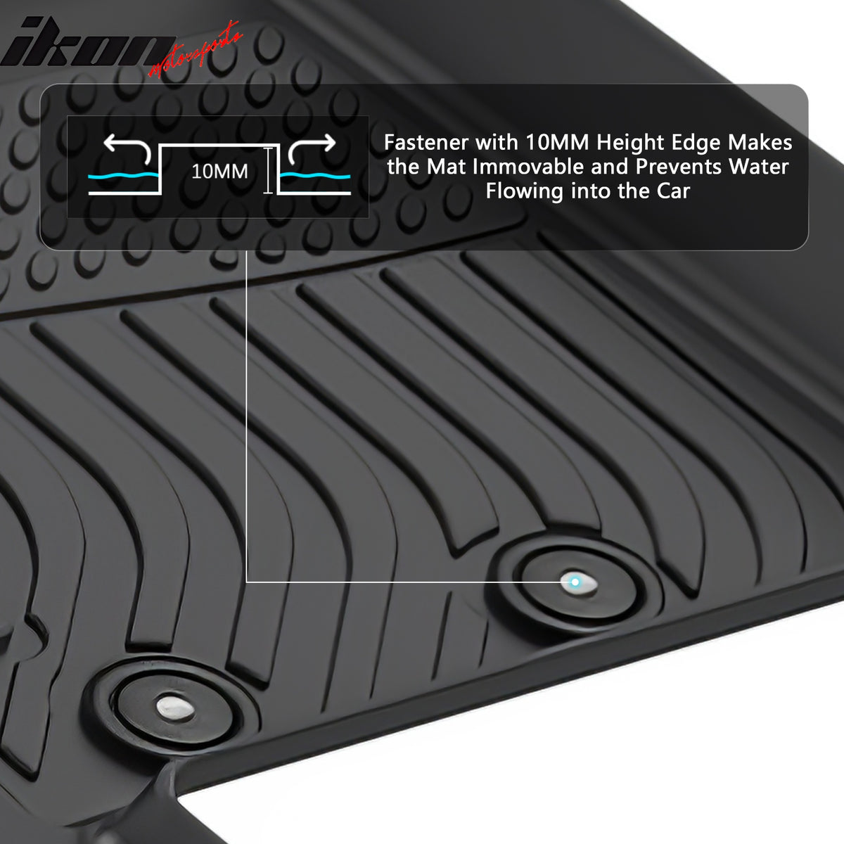 Fits 25-26 Nissan Armada & Infiniti QX80 All Weather 3D TPE Floor Mats Carpets