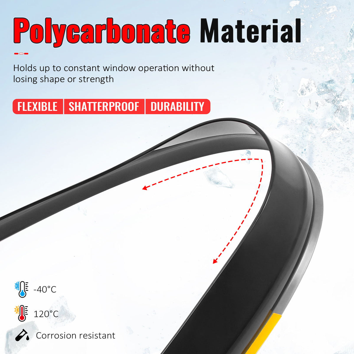 Fits 25-26 Nissan Kicks In-Channel Window Visors Vent Rain Guards Deflectors PC