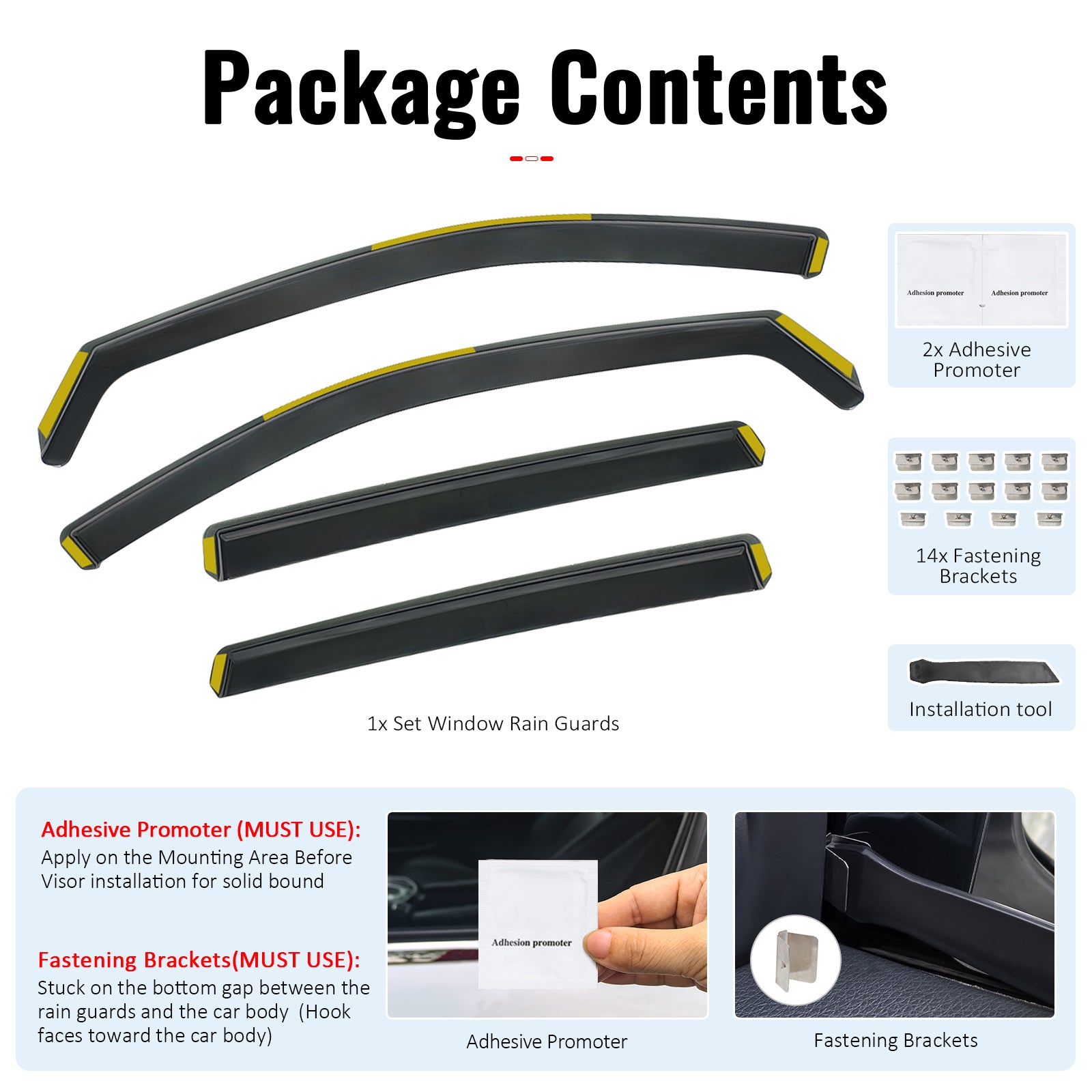 Fits 25-26 Nissan Kicks In-Channel Window Visors Vent Rain Guards Deflectors PC