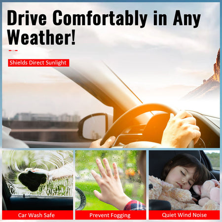 Fits 25-26 Nissan Kicks In-Channel Window Visors Vent Rain Guards Deflectors PC