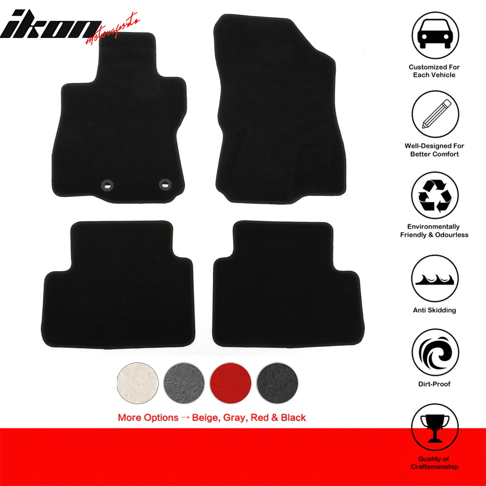 2025-2026 Subaru Forester OE Style Black Floor Mats Nylon 4PCS
