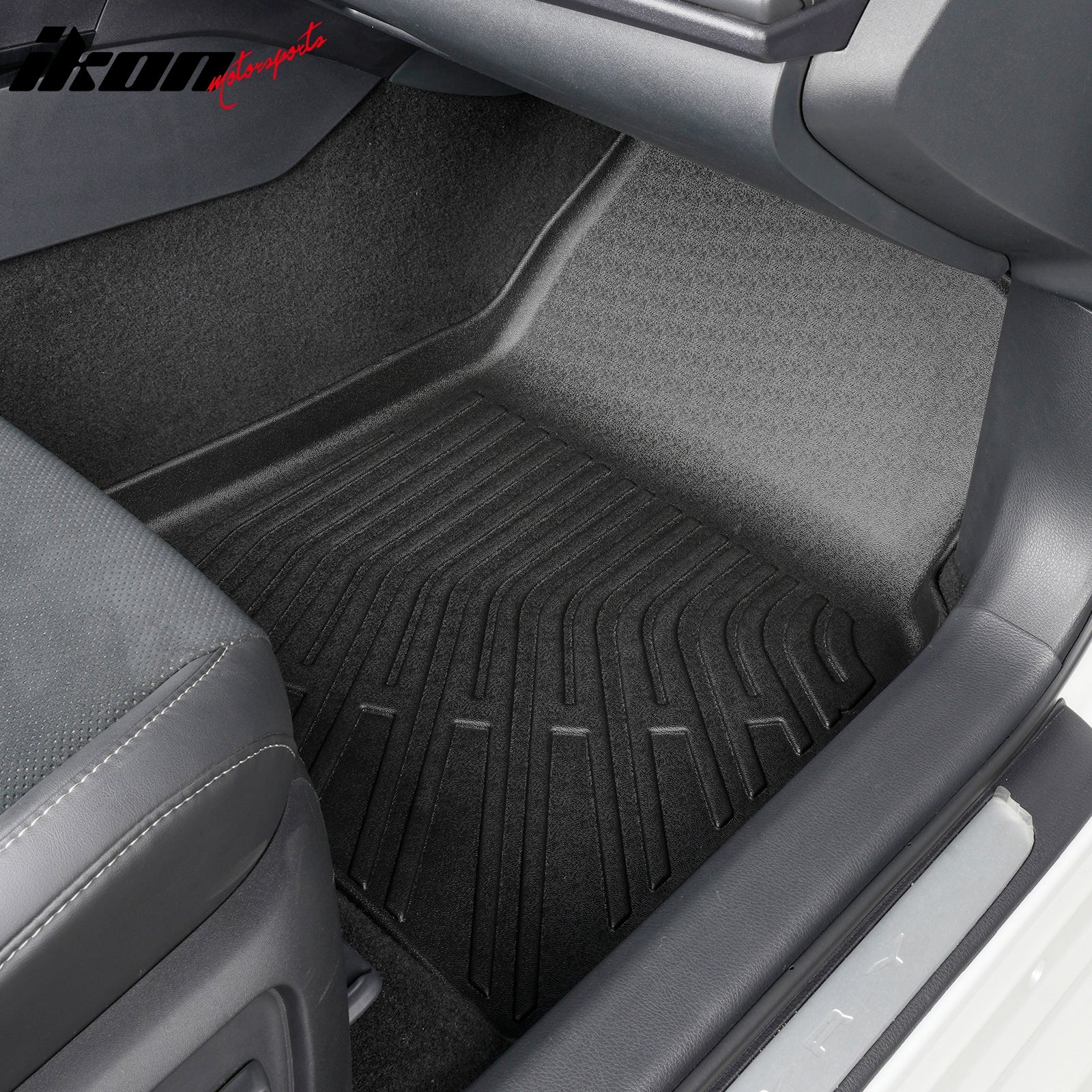 Fits 25-26 Toyota Camry Hybrid Non-Slip Floor Mats All Weather TPE Carpets 3PCS