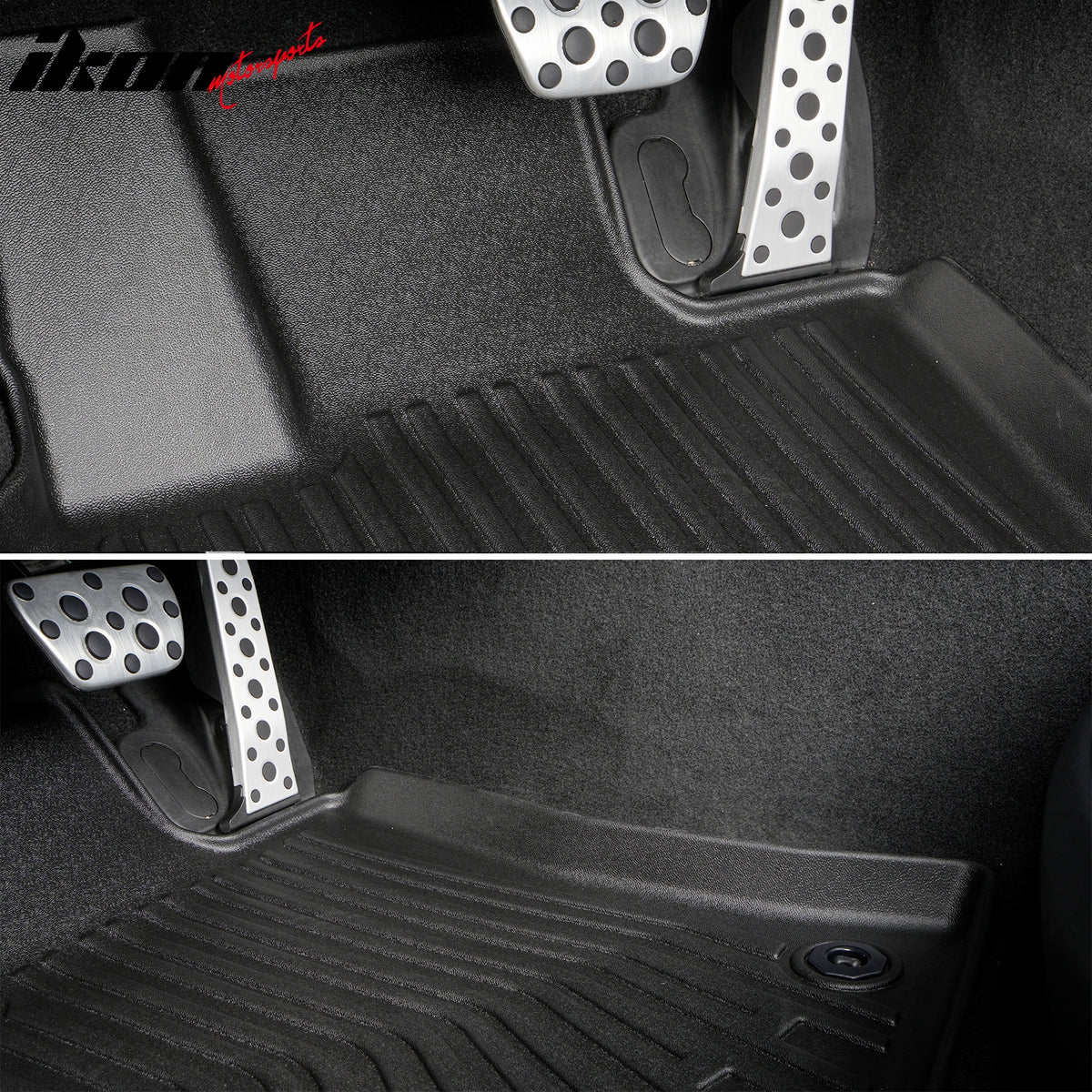 Fits 25-26 Toyota Camry Hybrid Non-Slip Floor Mats All Weather TPE Carpets 3PCS