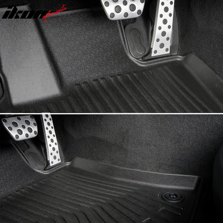 Fits 25-26 Toyota Camry Hybrid Non-Slip Floor Mats All Weather TPE Carpets 3PCS