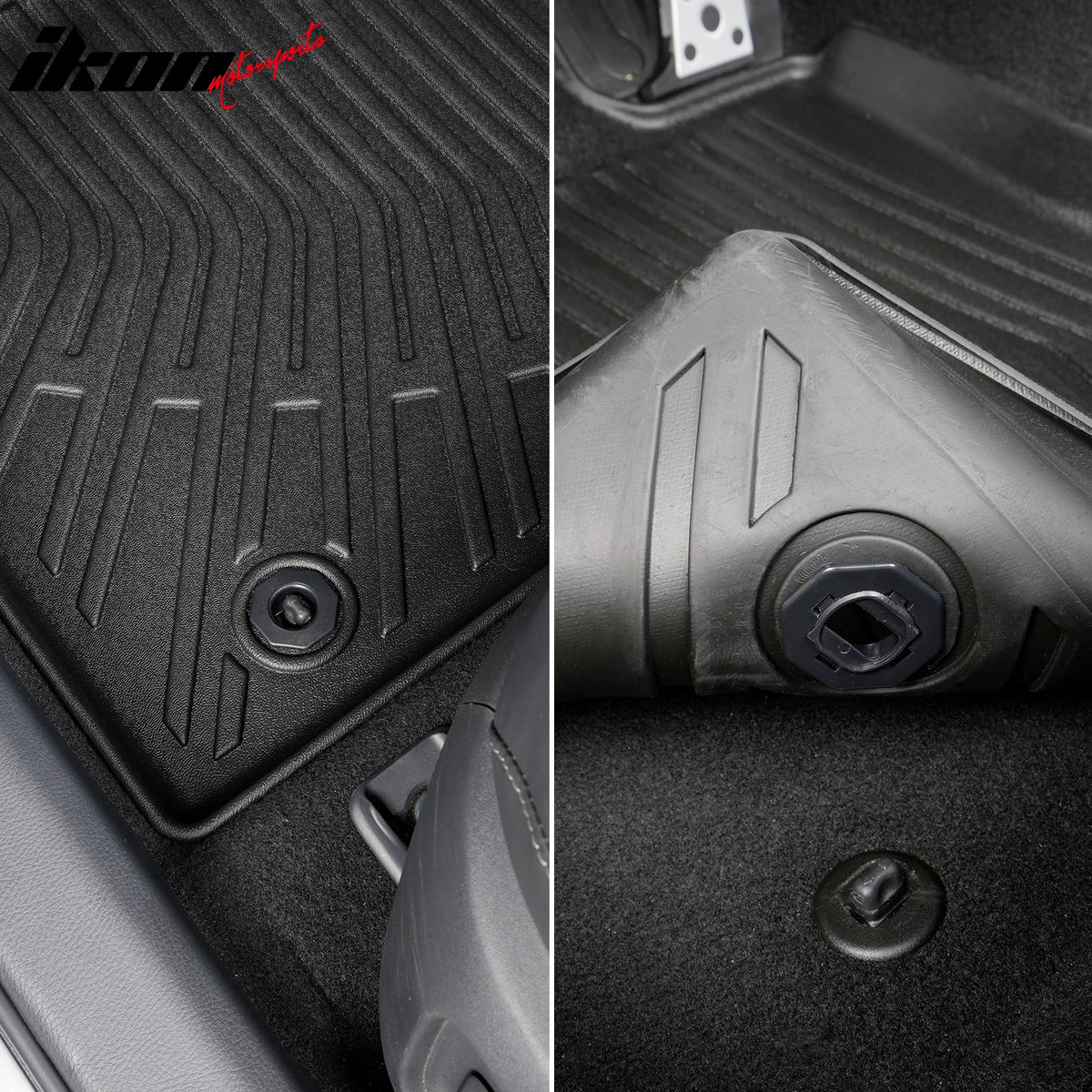 Fits 25-26 Toyota Camry Hybrid Non-Slip Floor Mats All Weather TPE Carpets 3PCS