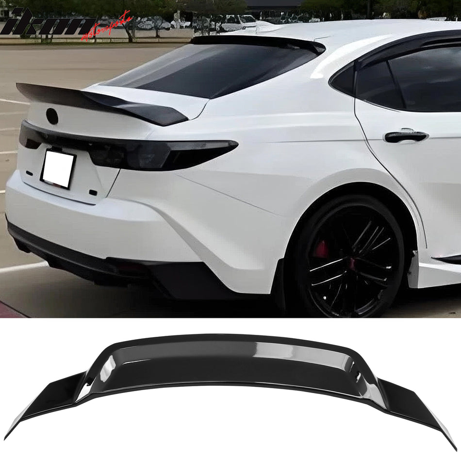 2025-2026 Toyota Camry XV80 9th R Style Gloss Black Trunk Spoiler ABS