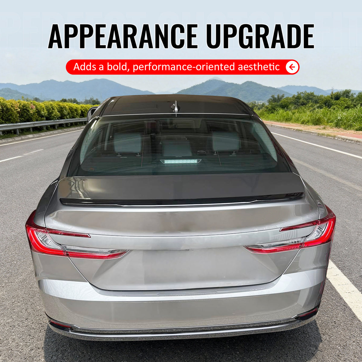 Fits 25-26 Toyota Camry XV80 9th Gen OE Style Rear Trunk Spoiler Wing Lip White