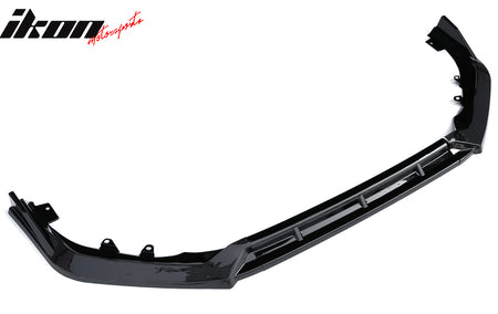 Fits 25-26 Honda Civic IKON Style 3PCS Front Bumper Lip Spoiler Chin Gloss Black