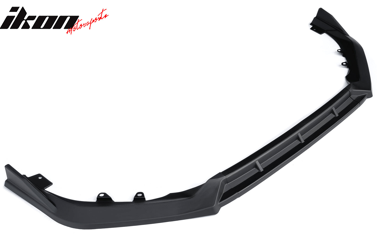 Fits 25-26 Honda Civic IKON Style 3PCS Front Bumper Lip Spoiler Chin Matte Black