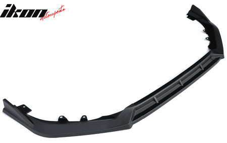 Fits 25-26 Honda Civic IKON Style 3PCS Front Bumper Lip Spoiler Chin Matte Black