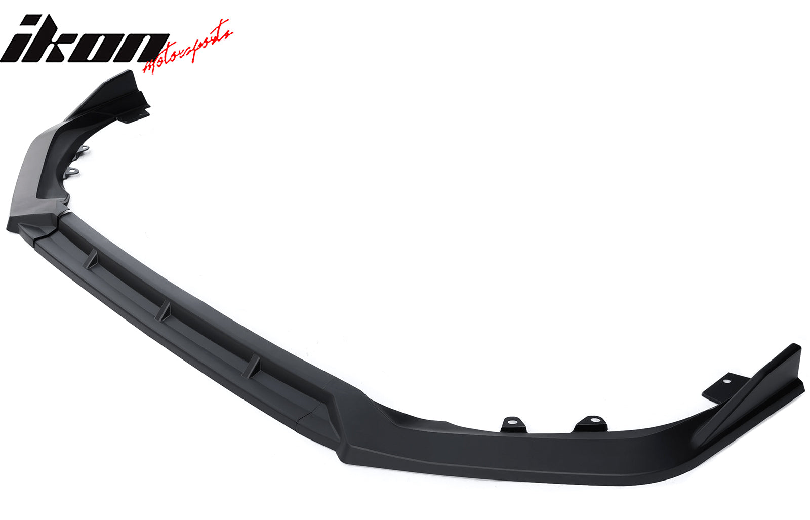Fits 25-26 Honda Civic IKON Style 3PCS Front Bumper Lip Spoiler Chin Matte Black