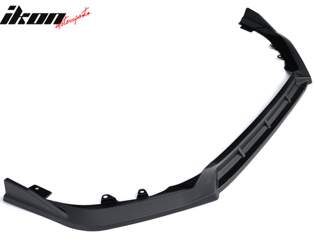 Fits 25-26 Honda Civic IKON Style 3PCS Front Bumper Lip Spoiler Chin Matte Black