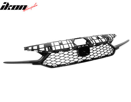 Fits 25-26 Honda Civic Type R Style Front Bumper Upper Grille ABS Gloss Black