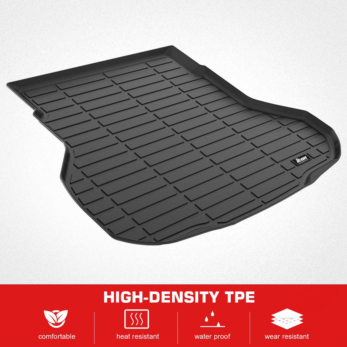 Fits 25-26 Kia K4 TPE All Weather Waterproof Rear Cargo Liner Trunk Tray Mats