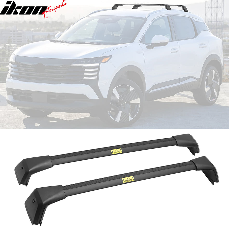 2025-2026 Nissan Kicks OE Style Top Roof Rack Cross Bars Aluminum ABS