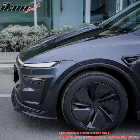 Fits 25-26 Tesla Model Y Juniper Fog Light Eyelid Trim Carbon Fiber Print Frame