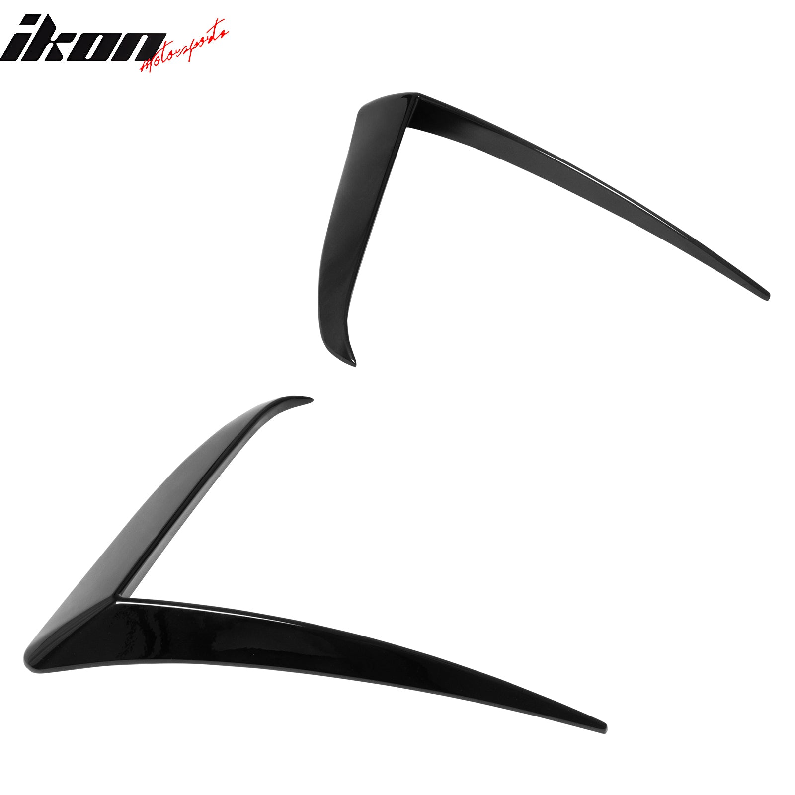 Fits 25-26 Tesla Model Y Juniper Fog Light Eyelid Trim Gloss Black Lamp Frame