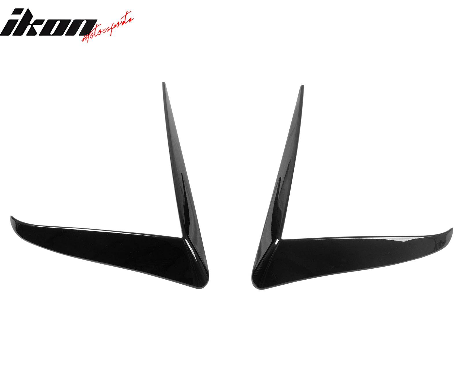 Fits 25-26 Tesla Model Y Juniper Fog Light Eyelid Trim Gloss Black Lamp Frame