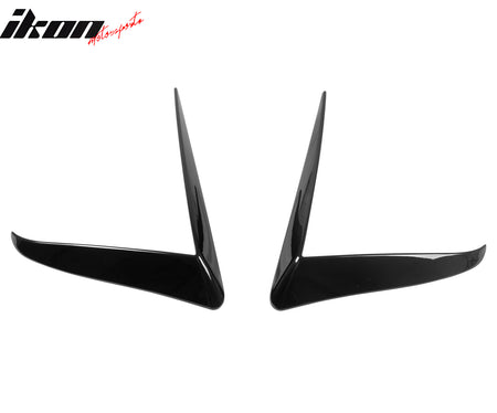 Fits 25-26 Tesla Model Y Juniper Fog Light Eyelid Trim Gloss Black Lamp Frame