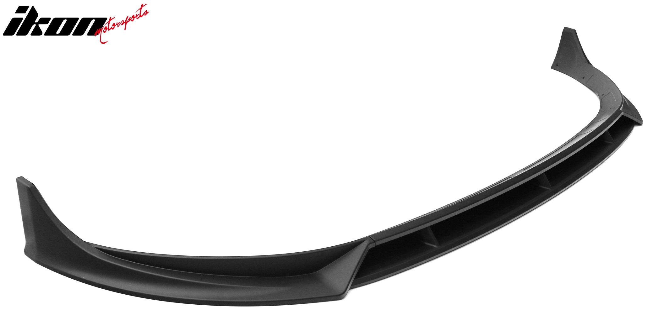 Fits 25-26 Tesla Model Y Juniper Front Bumper Lip 4PC Matte Black Car Spoiler