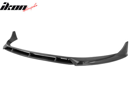 Fits 25-26 Tesla Model Y Juniper Front Bumper Lip 4PC Carbon Fiber Print Spoiler