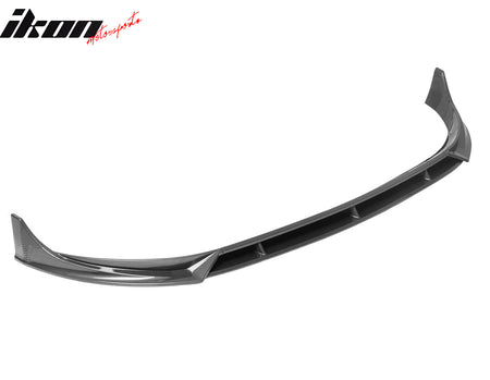 Fits 25-26 Tesla Model Y Juniper Front Bumper Lip 4PC Carbon Fiber Print Spoiler