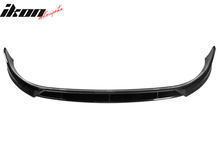 Fits 25-26 Tesla Model Y Juniper Front Bumper Lip 4PC Gloss Black Car Spoiler
