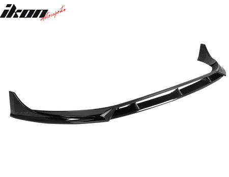 Fits 25-26 Tesla Model Y Juniper Front Bumper Lip 4PC Gloss Black Car Spoiler