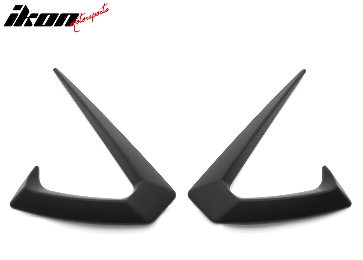 Fits 25-26 Tesla Model Y Juniper Side Fender Trim Matte Black Vent ABS Decor 2PC
