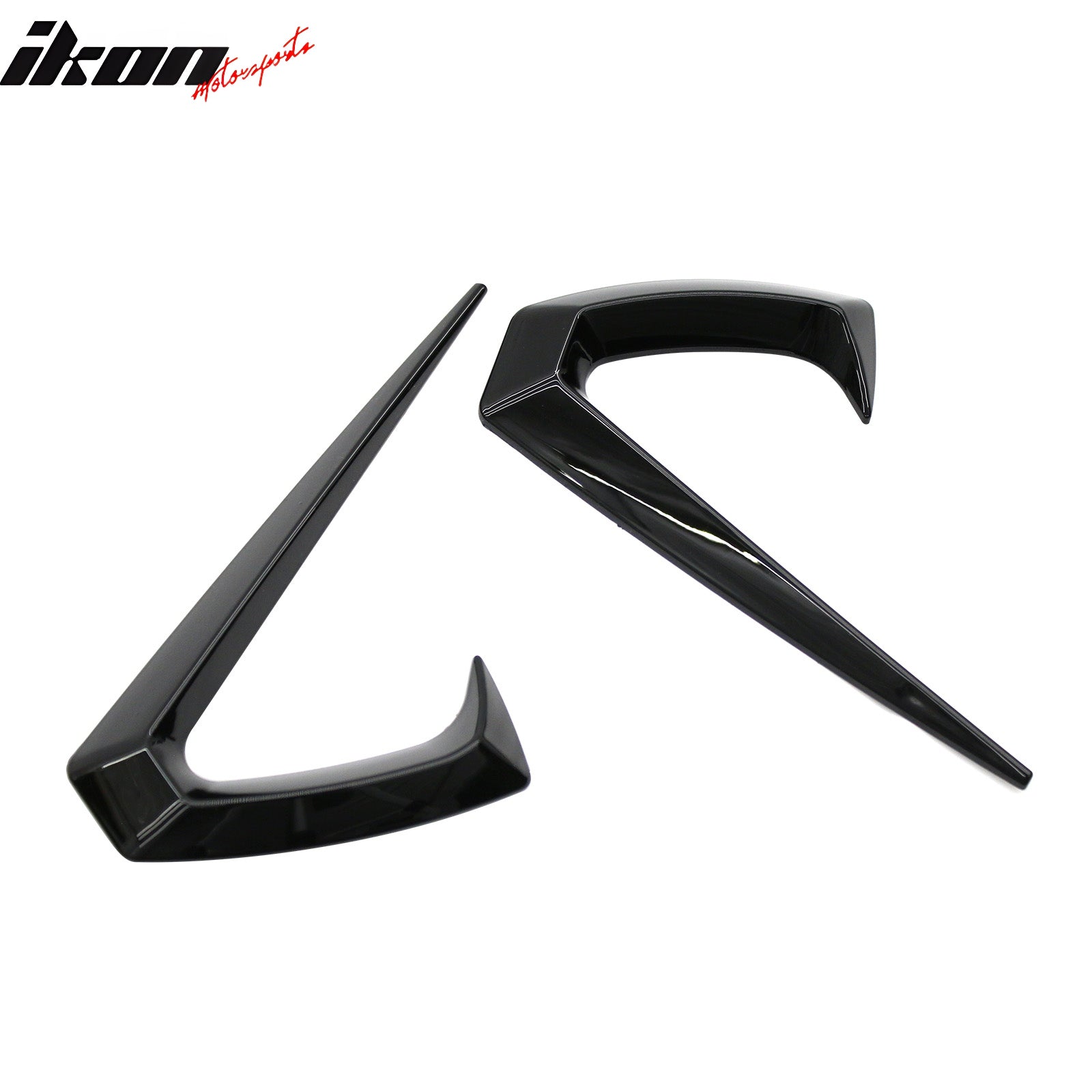 Fits 25-26 Tesla Model Y Juniper Side Fender Trim Gloss Black Vent ABS Decor 2PC