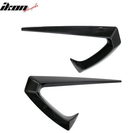 Fits 25-26 Tesla Model Y Juniper Side Fender Trim Gloss Black Vent ABS Decor 2PC