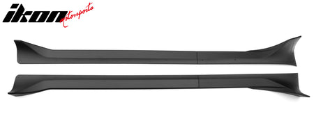 Fits 25-26 Tesla Model Y Juniper Side Skirts Matte Black Rocker Panel Extension