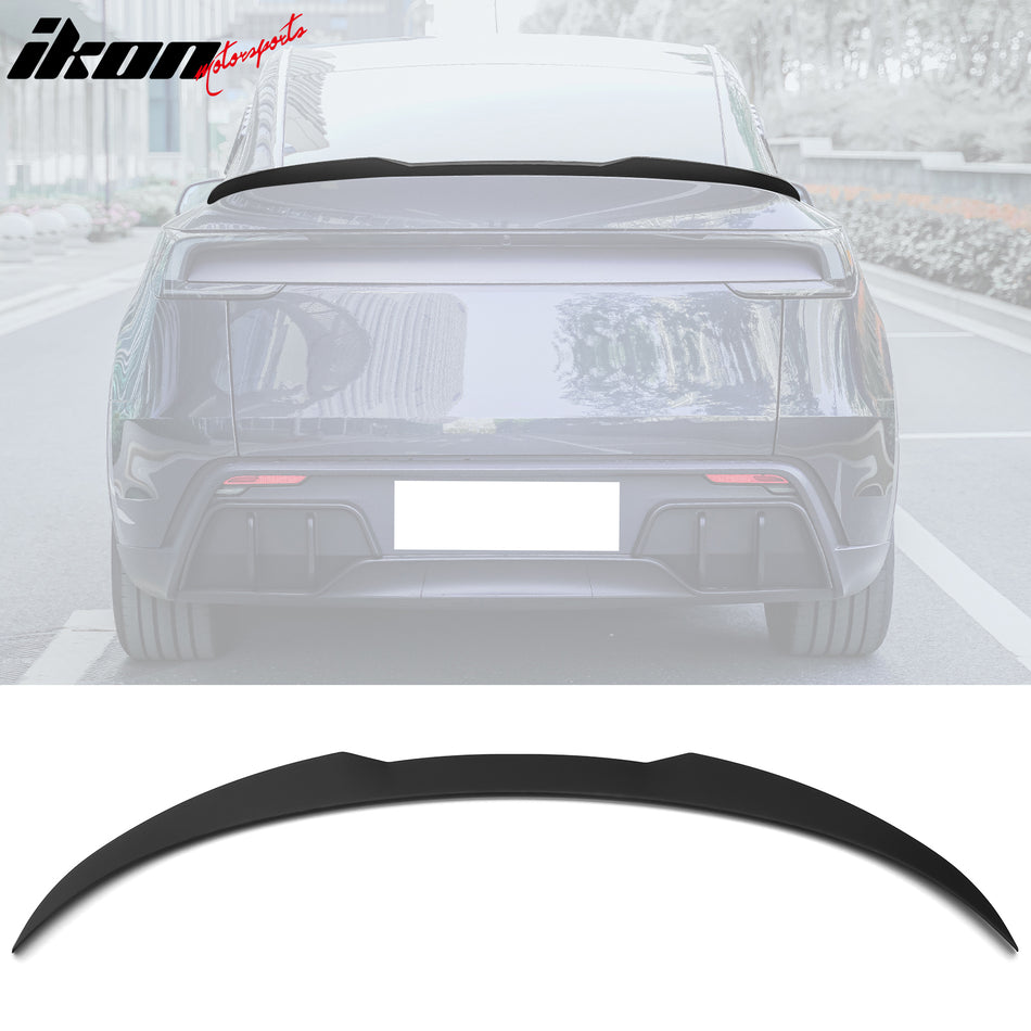 2025-2026 Tesla Model Y Juniper Trunk Spoiler Matte Black ABS Wing