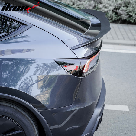 Fits 25-26 Tesla Model Y Juniper Trunk Spoiler Matte Black Rear Wing ABS Trim
