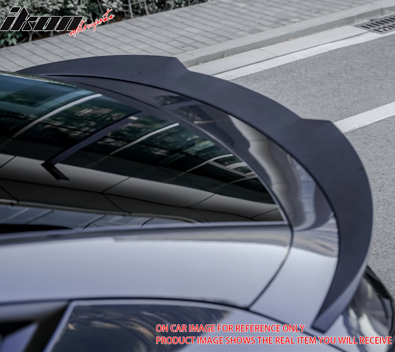 Fits 25-26 Tesla Model Y Juniper Trunk Spoiler Carbon Fiber Print Rear Wing Trim