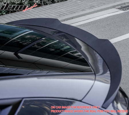 Fits 25-26 Tesla Model Y Juniper Trunk Spoiler Carbon Fiber Print Rear Wing Trim