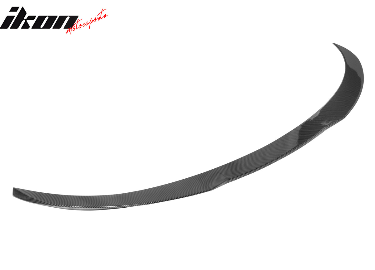 Fits 25-26 Tesla Model Y Juniper Trunk Spoiler Carbon Fiber Print Rear Wing Trim