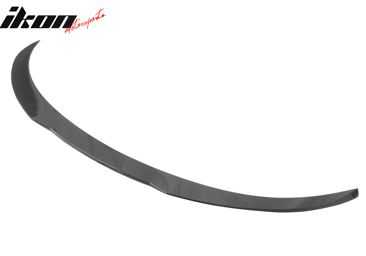 Fits 25-26 Tesla Model Y Juniper Trunk Spoiler Carbon Fiber Print Rear Wing Trim