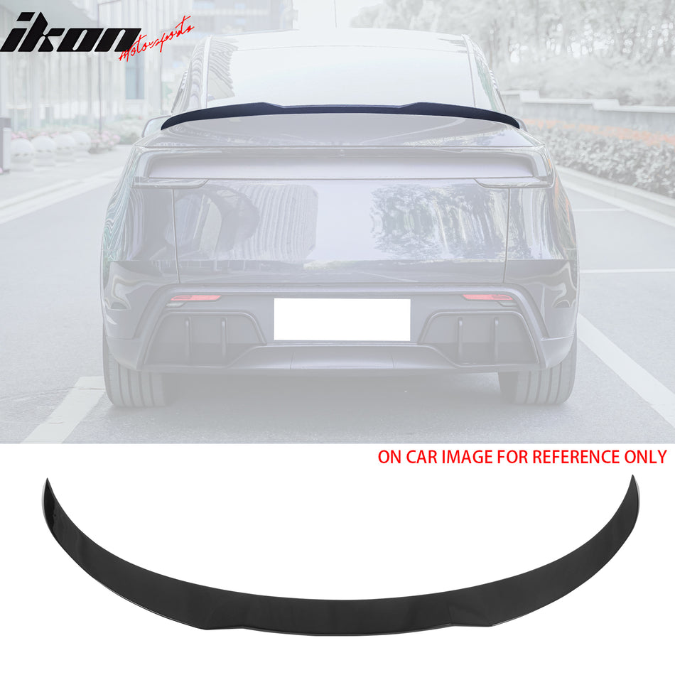 2025-2026 Tesla Model Y Juniper Trunk Spoiler Gloss Black ABS Wing