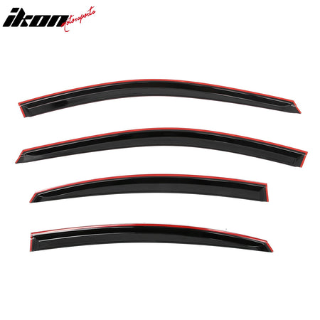 2025 - 2026 Toyota Camry 4PCS Tape on Window Visors Vent Rain Sun Wind GIkon Motorsports