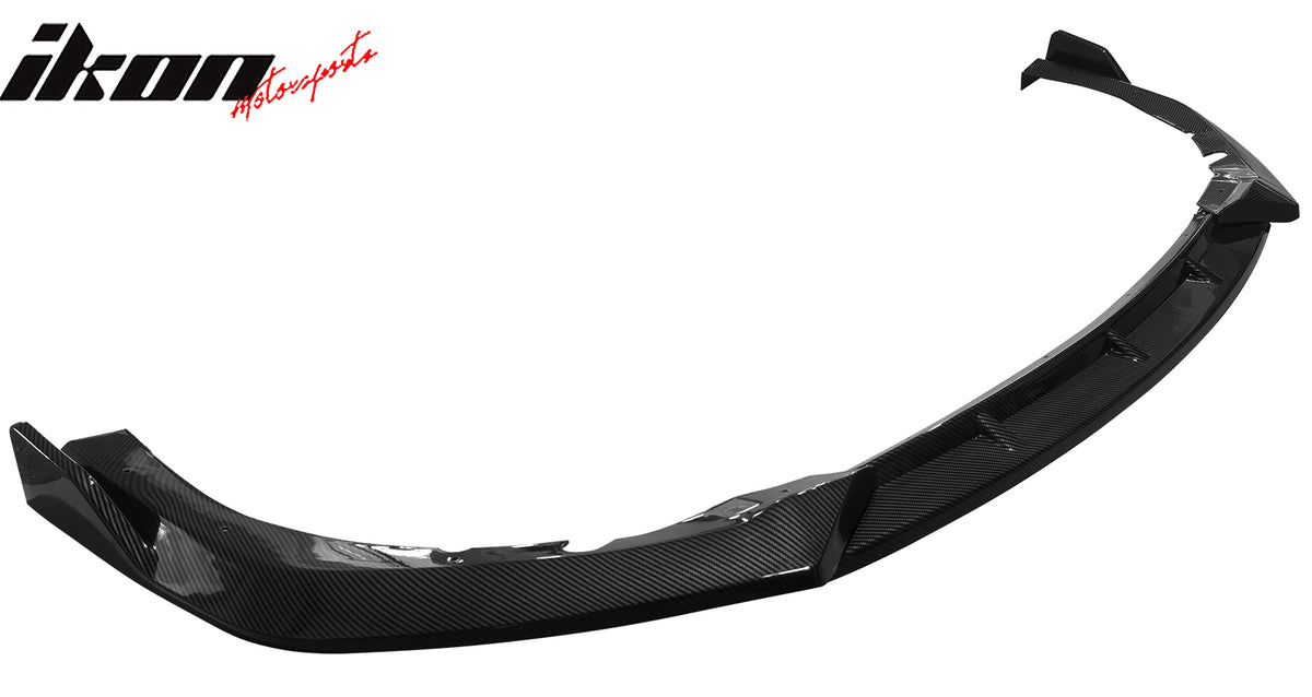 Fits 25-26 Toyota Camry SE XSE IKON V2 3PC Front Bumper Lip Carbon Fiber Print