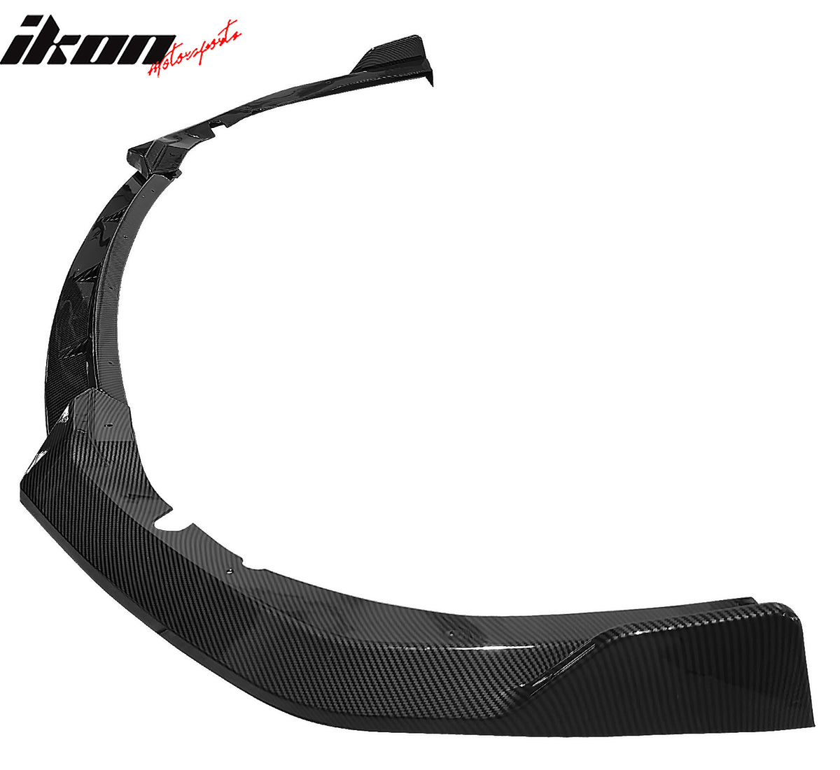 Fits 25-26 Toyota Camry SE XSE IKON V2 3PC Front Bumper Lip Carbon Fiber Print