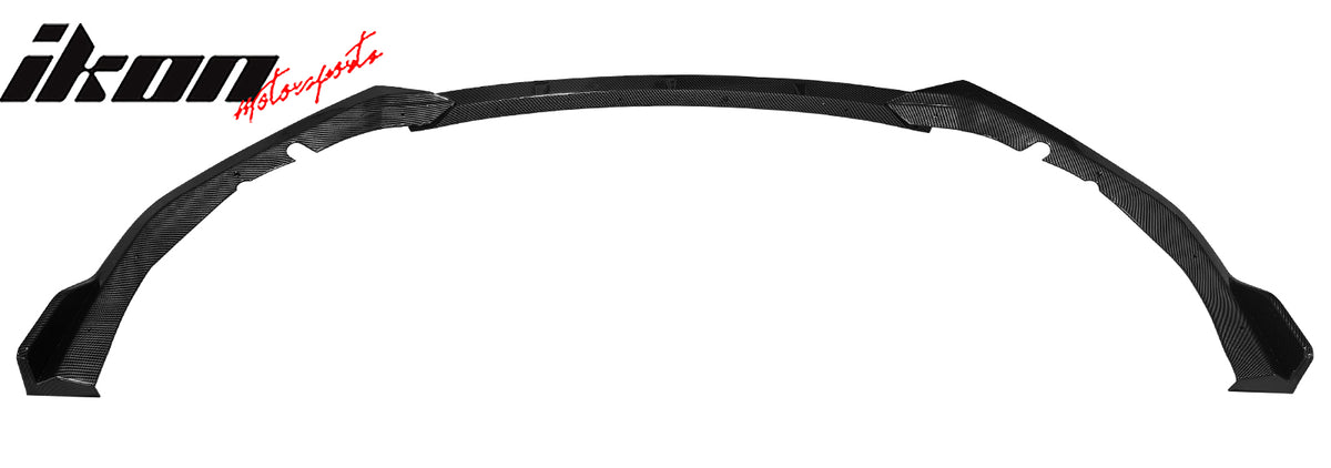 Fits 25-26 Toyota Camry SE XSE IKON V2 3PC Front Bumper Lip Carbon Fiber Print