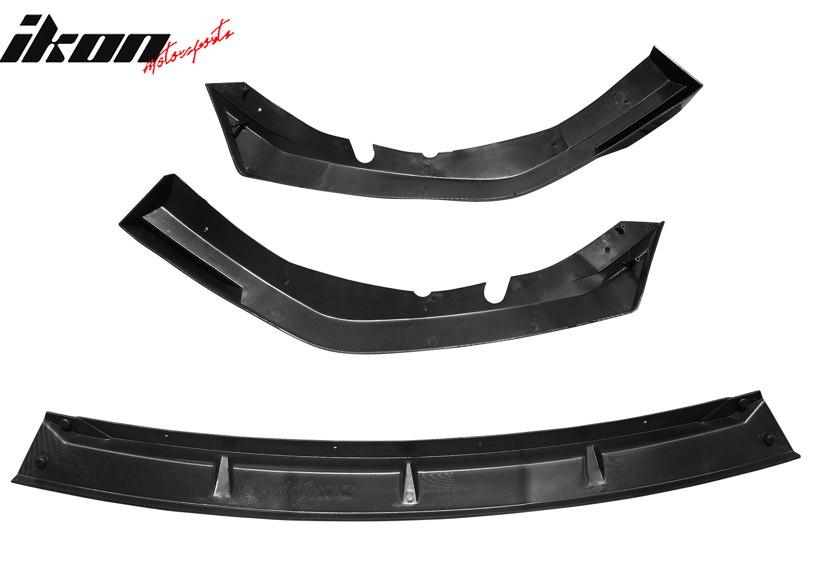 Fits 25-26 Toyota Camry SE XSE IKON V2 3PC Front Bumper Lip Carbon Fiber Print