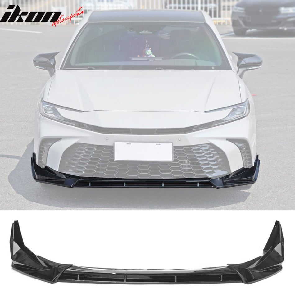 2025-2026 Toyota Camry SE XSE IKON Gloss Black Front Bumper Lip PP