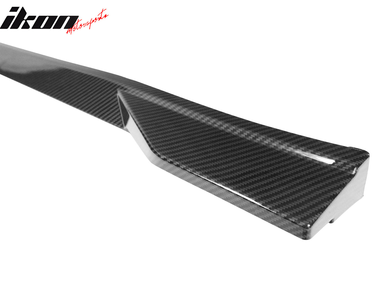 Fits 25-26 Toyota Camry SE XSE Side Skirts TRD Rocker Panel Carbon Fiber Print