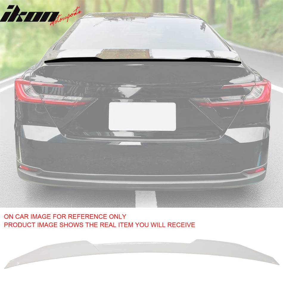 2025-2026 Toyota Camry XV80 9th Gen Z Style White Trunk Spoiler ABS