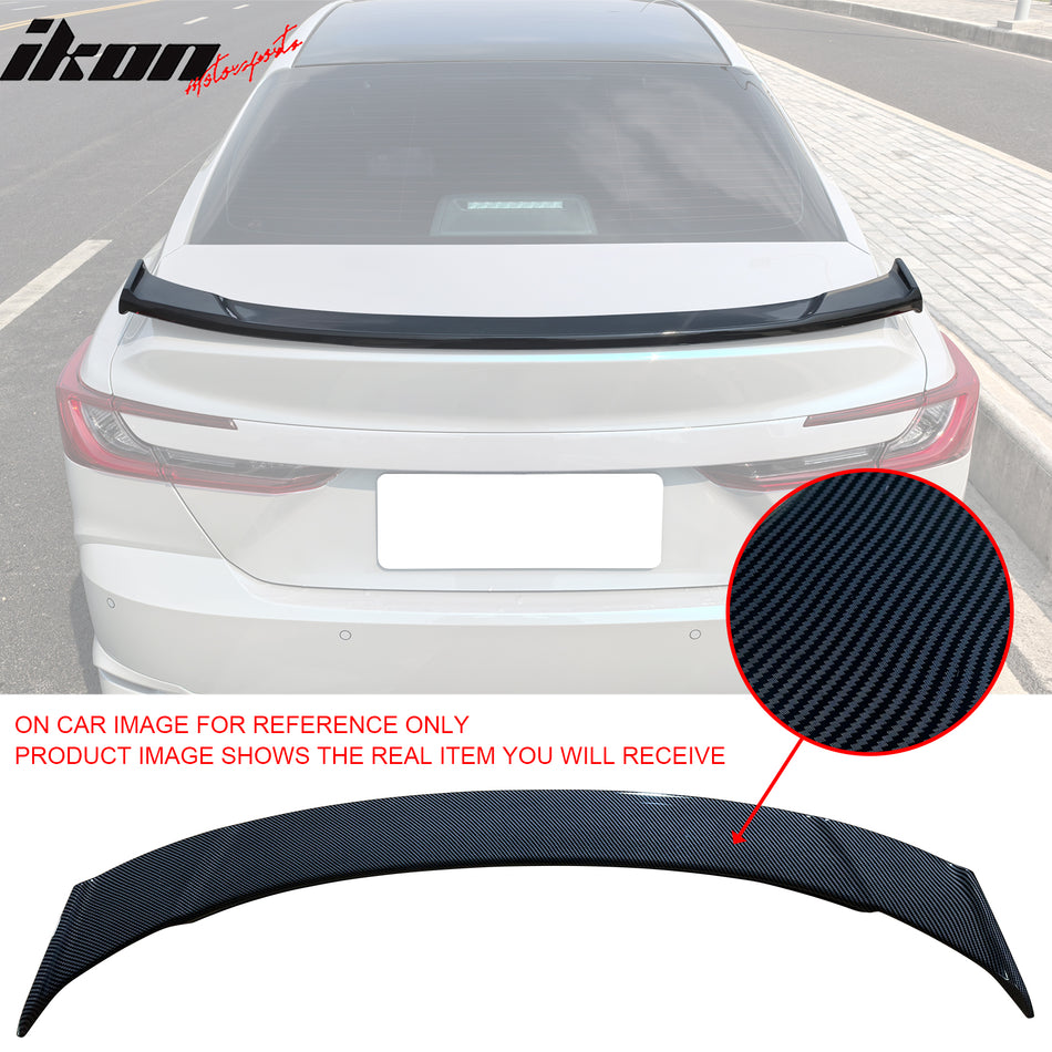 2025-2026 Toyota Camry XV80 GR Style Carbon Fiber Print Trunk Spoiler