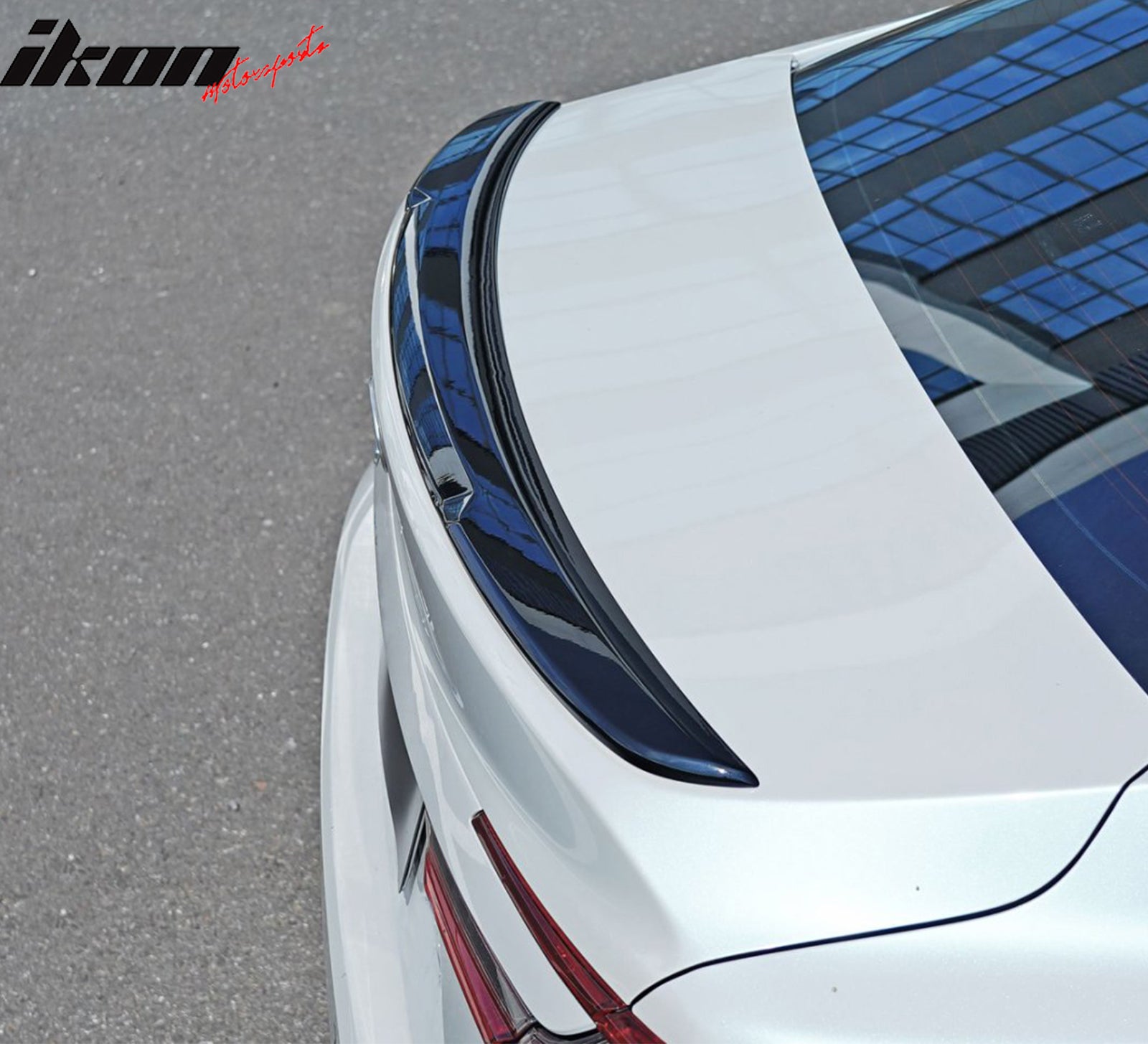 For 25-26 Toyota Camry LE SE XLE XSE OE Style Rear Trunk Spoiler Lip Gloss Black